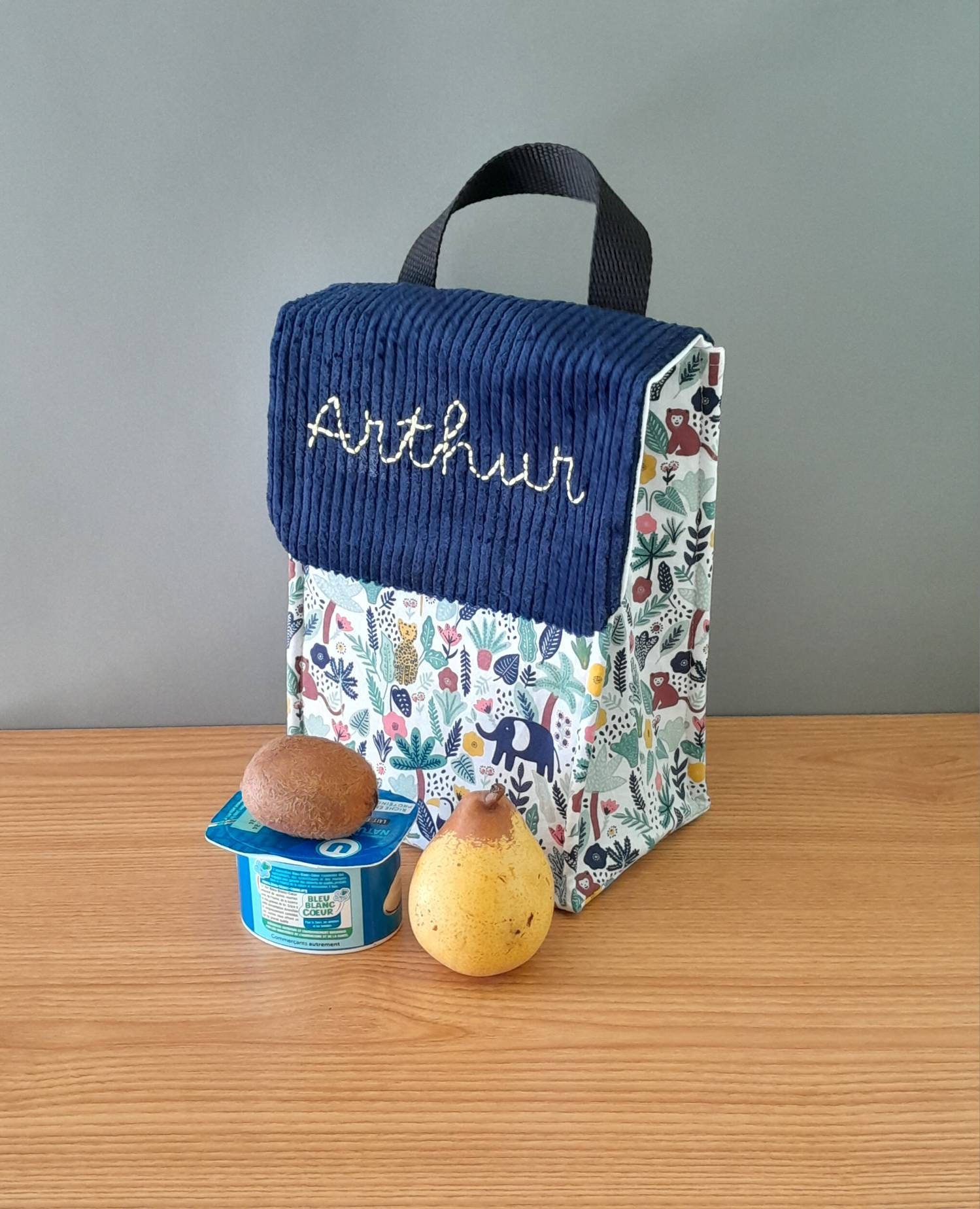 DIY Couture Lunch Bag ou sac pour emporter son déjeuner - Perles & Co