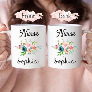 Krankenschwester Becher, Krankenschwester Kaffeetasse, Krankenschwester Geschenk, Tasse für Krankenschwester, Krankenschwester Kaffeetasse, personalisierte Krankenschwester Tasse, lustige Tasse, individuelle Tasse, Krankenschwester Power Tasse