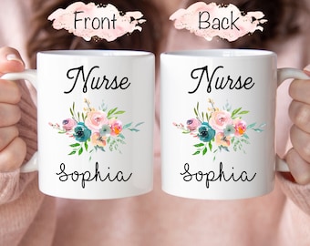 Krankenschwester Becher, Krankenschwester Kaffeetasse, Krankenschwester Geschenk, Tasse für Krankenschwester, Krankenschwester Kaffeetasse, personalisierte Krankenschwester Tasse, lustige Tasse, individuelle Tasse, Krankenschwester Power Tasse