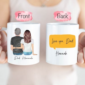 Father&#39;s Day Gift, Father Birthday Gift, Personalized Dad Mug, Funny Dad Gift, Fathers Day Mug, Daddy Mug, Gift for Dad, Best Dad Ever Mug