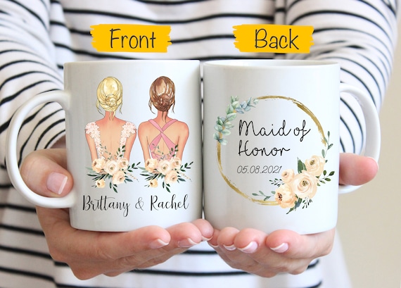 Bridesmaid Proposal Mug Bridesmaid Mug Maid of Honor Mug Custom