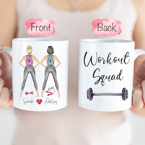 Workout Squad With Same Goals Mug, Workout Squad Mug, Workout Friends Gift, Gym Lovers Gift, Gym Friends, Fitness Friends Gift, Workout Crew