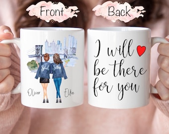 Best Friend Mug, Personalized Friend Mug, BFF Mug, Bestie Mug, Mug For Friend, Friendship Mug, Soul Sisters Mug, Custom Coffee Mug Friend
