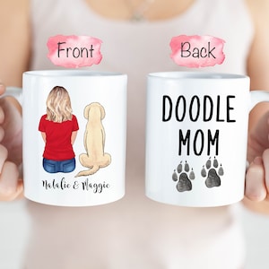 Personalized Goldendoodle Mom Mug, Doodle Mom Mug, Goldendoodle Lover Gift, Golden Doodle Mug, Doodle Lover Gift, Golden Doodle Mom