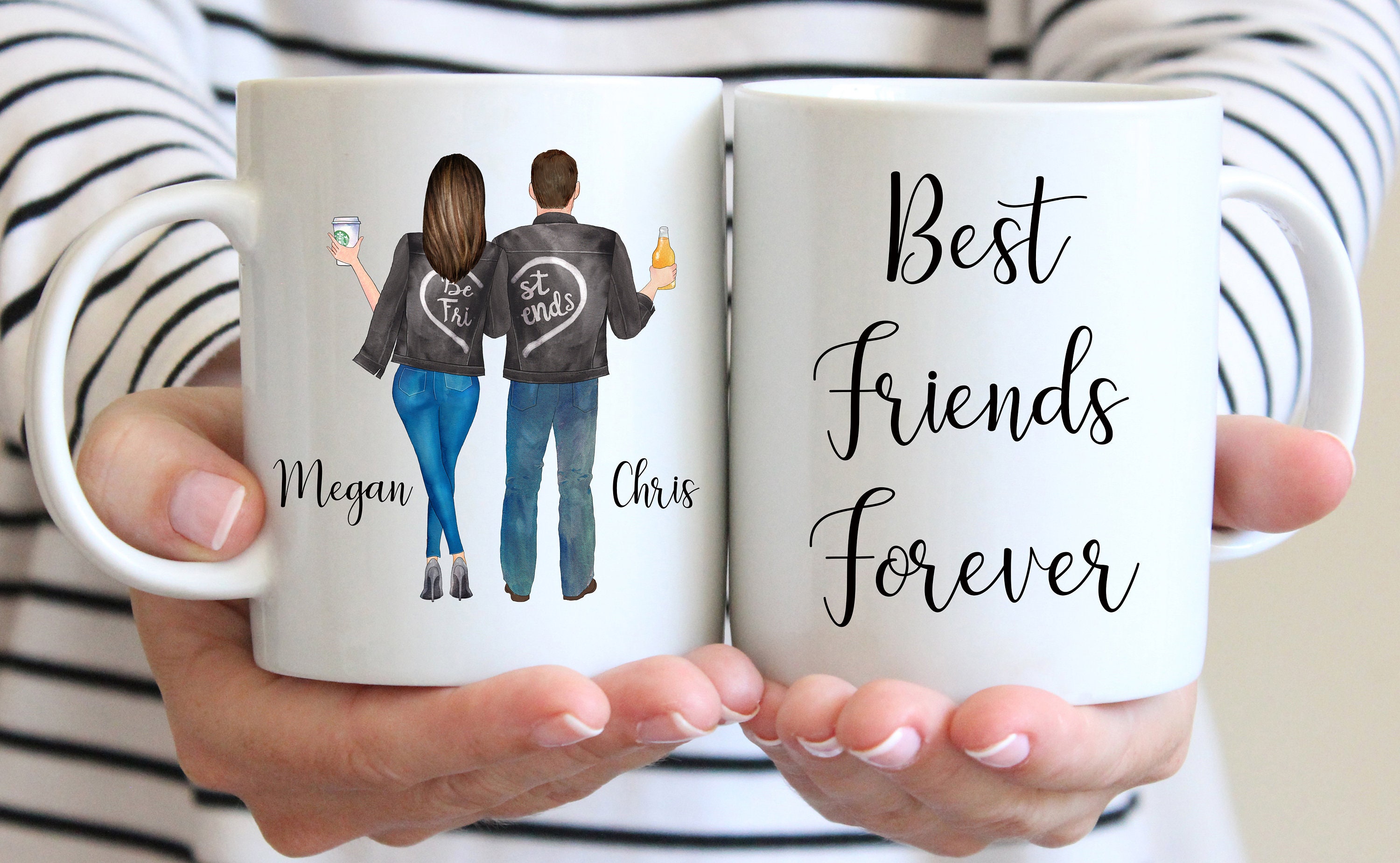 Male Female Friends Gift Female Male Friendship Best Friends Etsy Australia