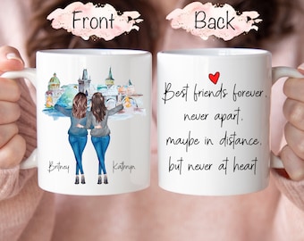 Best Friend Mug, Personalized Friend Mug, BFF Mug, Bestie Mug, Mug For Friend, Friendship Mug, Soul Sisters Mug, Custom Coffee Mug Friend