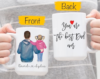 Father's Day Gift, Father Birthday Gift, Personalized Dad Mug, Funny Dad Gift, Fathers Day Mug, Daddy Mug, Gift for Dad, Father Daughter Mug