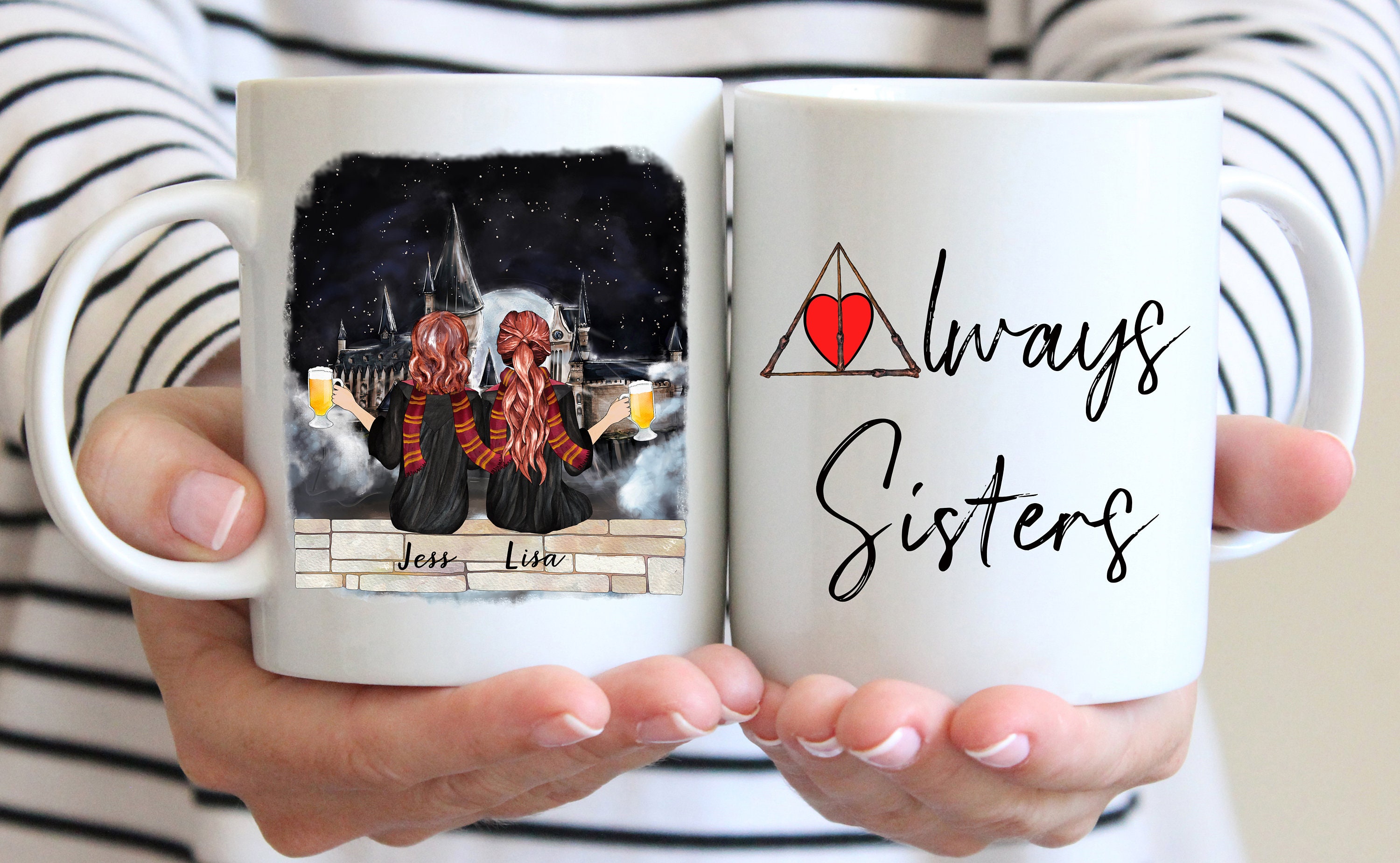 Always Sisters Mug Soul Sister Mug Harry Potter Gift Wizard Etsy