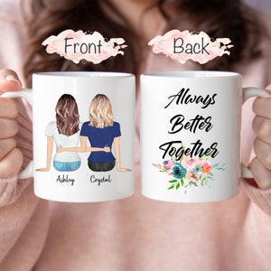 Best Friend Mug, Personalized Friend Mug, BFF Mug, Bestie Mug, Mug For Friend, Friendship Mug, Soul Sisters Mug, Custom Coffee Mug Friend