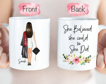 Graduierung Geschenk, kundenspezifische Graduierung Becher, Graduierung Geschenk für sie, Abschlussfeier Geschenk, Graduierung Becher, College-Abschluss, personalisierter Abschluss
