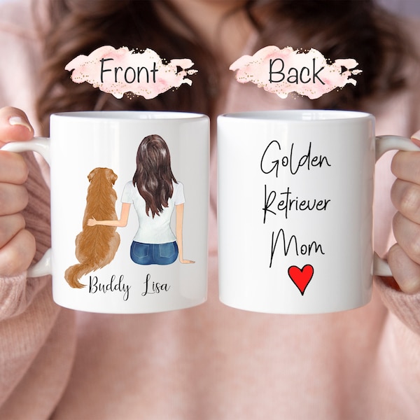 Golden Retriever Mom Mug, Golden Retriever Mug, Golden Mom, Golden Lover, Dog Lover Gifts, Dog Mug, Dog Mom Gift, Dog Mom Mug