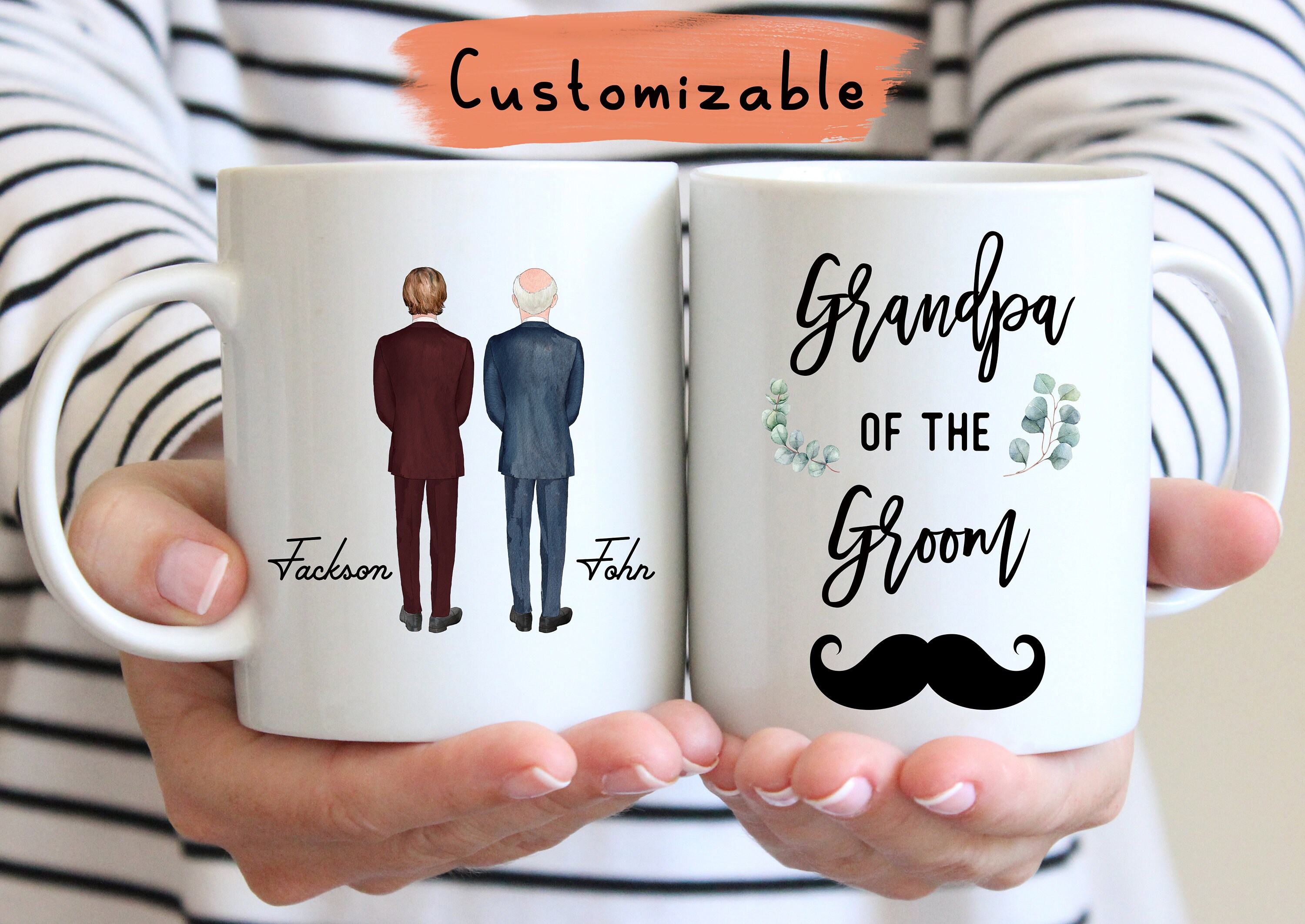 Grandpa Of The Groom Mug Grandfather Of The Groom Gift Etsy