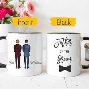 Father Of The Groom Mug, Father Of The Groom Gift, Personalized Wedding Gift for Father, Personalized Father Wedding Gift, Father Groom Mug
