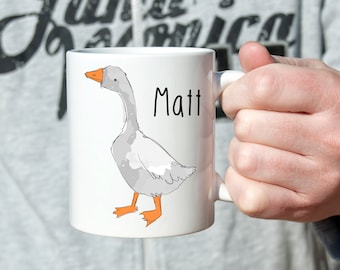 Taza de ganso, regalo para amantes de los gansos, taza divertida de ganso, regalo de ganso para mascotas, taza de granja, taza de ganso linda, taza de ganso