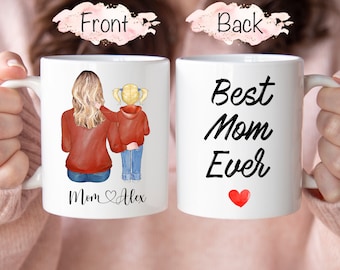 Presente de Dia das Mães, Presente de Aniversário para Mãe, Caneca Personalizada para Mãe, Presente para Mãe e Filha, Caneca Personalizada para Mãe, Caneca para Dia das Mães, Xícara de Café para Mãe