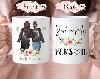 Best Friend Mug, Personalized Friend Mug, BFF Mug, Bestie Mug, Mug For Friend, Friendship Mug, Soul Sisters Mug, Custom Coffee Mug Friend