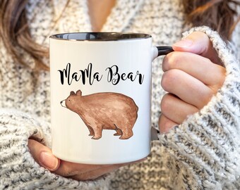Mama Bear Mug, New Mom Mug, Mama Bear, Mama Bear Gift, Personalized Mom Mug, Baby Shower Gift, Mothers Day Gift, Mum mug, Mom Gift