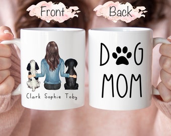 Dog Mom Mug, Personalized Dog Mug, Dog Mother Gift, Mother's Day Mug, Pet Mug, Fur Family, Dog Lover Mug, Dog Mom Cup, Mother's Day Gift