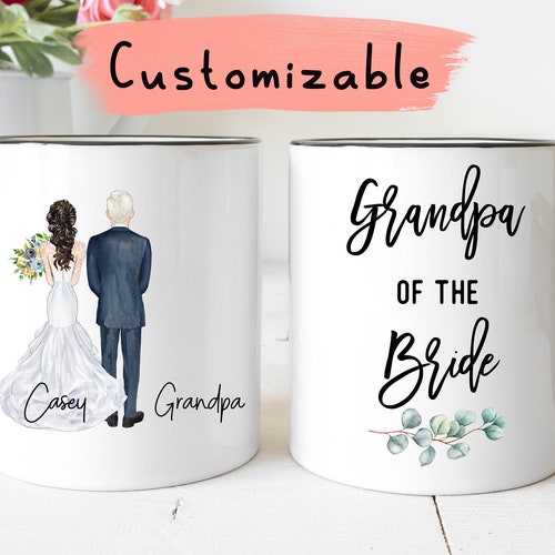 Grandpa of the Bride Gift Wedding Handkerchief Custom Etsy
