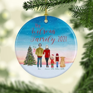 Family Christmas Ornament, Family Christmas Ornaments Personalized, Custom Family Christmas Ornaments, Christmas Ornament, Christmas Gift