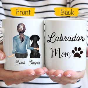 Personalized Labrador mug, Labrador Mom Mug, Labrador Retriever Mug, Labrador Gift, Labrador Retriever Lover Owner Gift, Fur Mama Gift