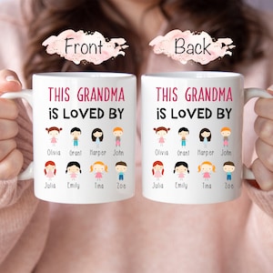 Oma mok, deze oma is geliefd bij, aangepaste naammok, oma koffiemok, gepersonaliseerde oma mok, aangepaste oma mok, oma mok