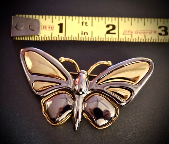 Vintage 1990’s Liz Claiborne Butterfly Pin/Pendant - image 3