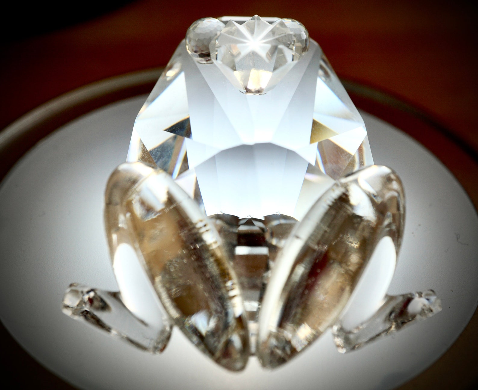 Swarovski Lead Crystal Retired Piece the Frog Prince 1984 Etsy