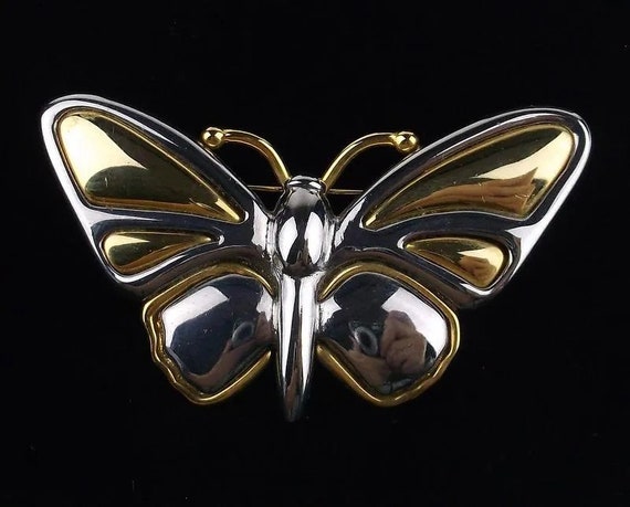 Vintage 1990’s Liz Claiborne Butterfly Pin/Pendant - image 8