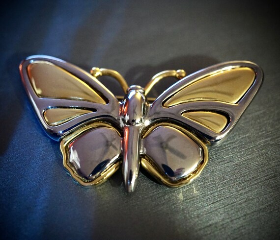 Vintage 1990’s Liz Claiborne Butterfly Pin/Pendant - image 6
