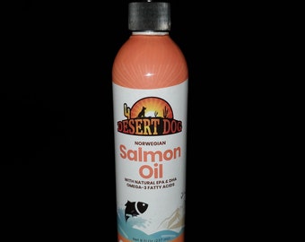 100% Salmon Oil - Sustainably fished, No chemical additives, All Natural