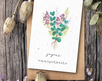 Carte Anniversaire Originale Etsy