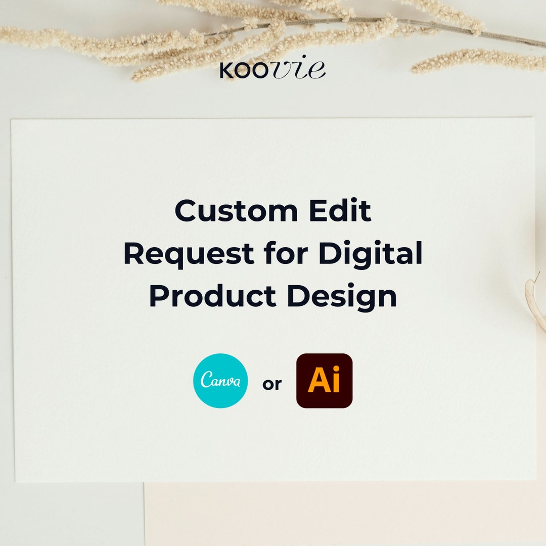 Custom Edit Request, Canva Template, Design Change, Wording Change ...