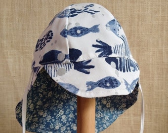 Marin Reversible Beach Hat