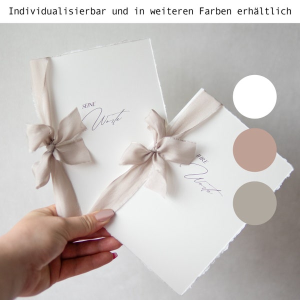 Eheversprechen Buch Gelübde Büchlein Hochzeit Versprechen Hefte Wedding Vows