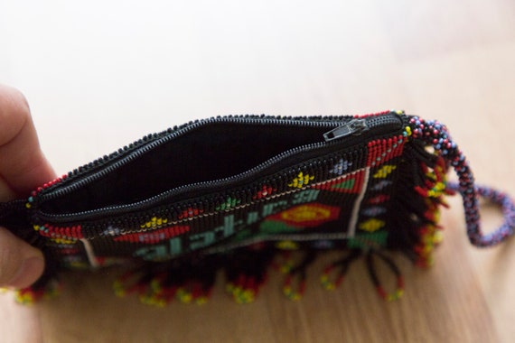 Beaded coin purse made by prisoners , beadwork co… - image 8