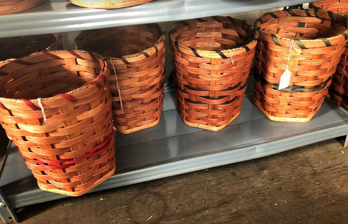 Small Waste Basket, Amish Woven Basket, Handmade in Ohio's Amish