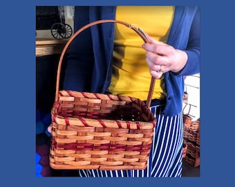 Amish Woven Fruit Basket, Handmade in Ohio