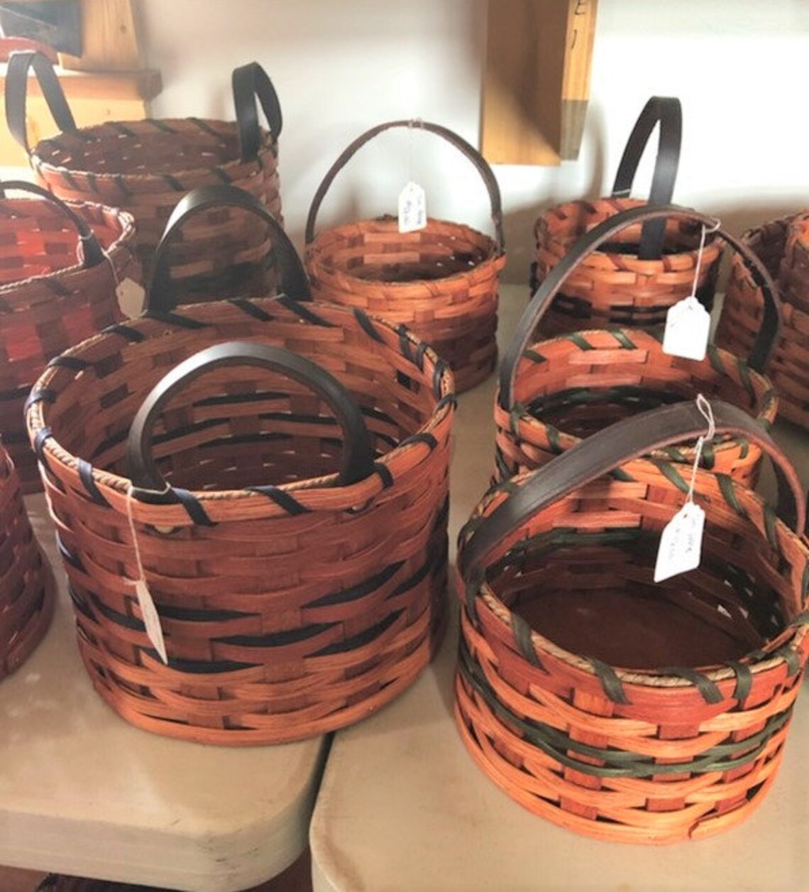 Apple Basket, Amish Woven Basket, Handmade in Ohio's Amish Country Etsy