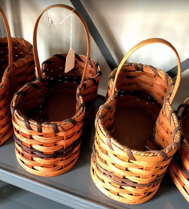 Jelly Basket, Amish Woven Basket With Handle, Handmade in Ohio's Amish Country Etsy