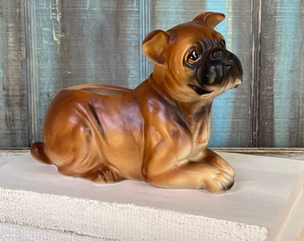 Mid Century Knick Knack Bull Mastiff Boxer Porcelain Vintage Ceramic Dog Figurine Figurines Knick Knacks Art Collectibles Delage Com Br