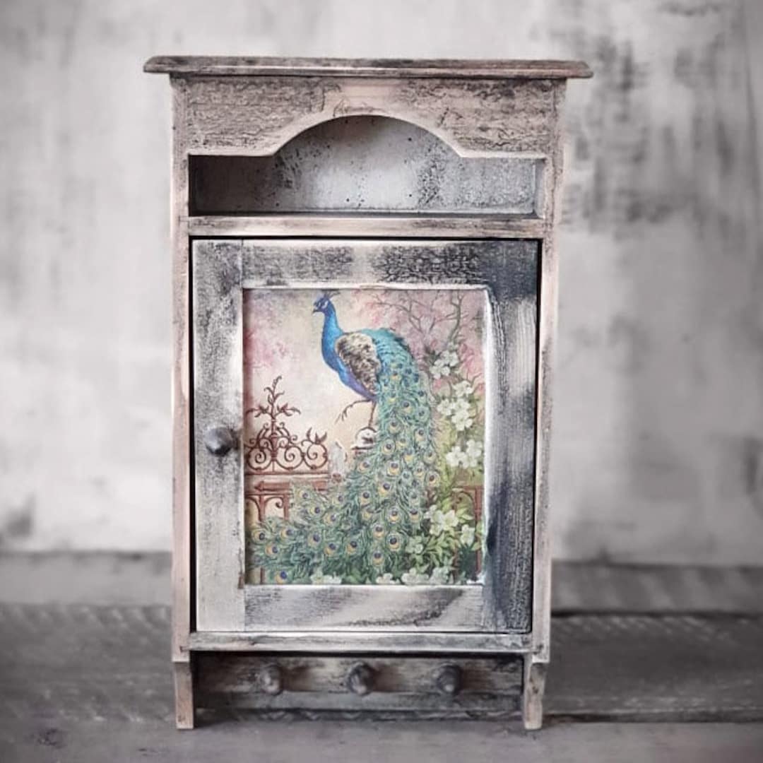 Vintage Key Box With 6 Hooks Etsy