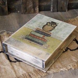 vintage book safe