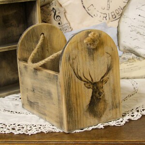 Vintage Holz-Körbchen 195x12x175 cm | Etsy