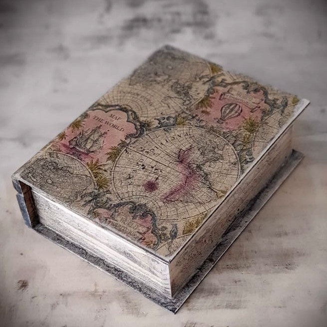 Cabilock Caja de decoración vintage libro de imitación libro de simulación  libro falso decoración libro secreto libro falso libro falso para