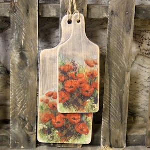 Set of 2 vintage wooden boards