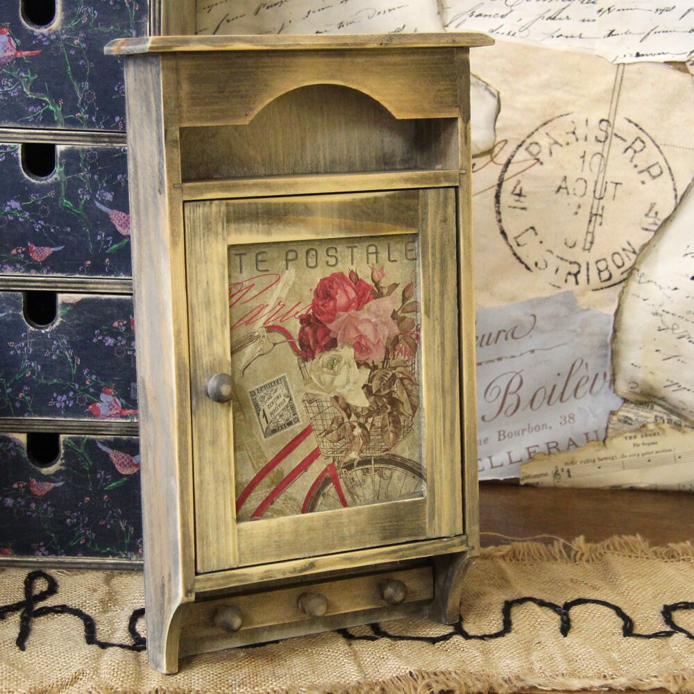 Vintage Key Box With 6 Hooks Etsy UK