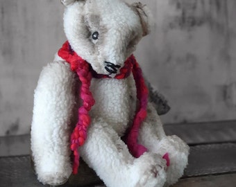 Orso d'artista vintage, antico, 42 cm