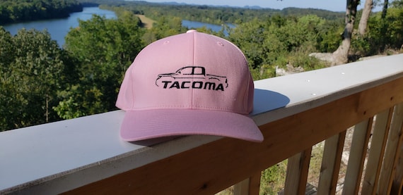 Toyota Tacoma Pickup Truck Classic Outline Design Flexfit hat Cap