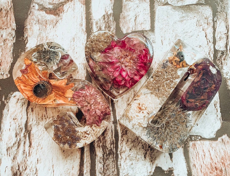 Wedding Flower Preservation Resin Letters Flower Keepsake Etsy